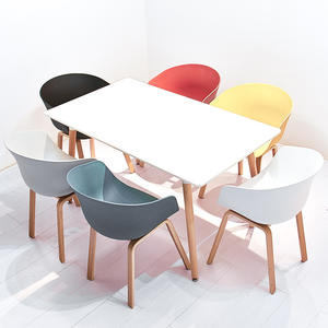 Silla Moderna Minimalista con Patas de Madera Blancas, Silla para Sala de Estar, Dormitorio o Estudio - Product Image 4