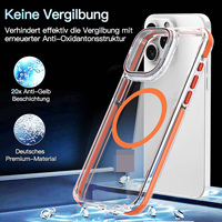 Béquille d'objectif d'appareil photo Transparent clair magnétique accessoires et sacs de téléphone portable pour iPhone 15 16 17 Pro Max