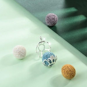 Fleur Femmes Enceintes Ange Appelant Balle Harmonie mexicain Bola Collier - Product Image 5