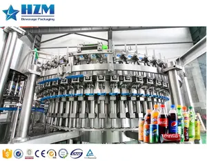 PET Bottle Washing Filling Capping Machine For Carbonated Beverage Soft Water Soda Drink
