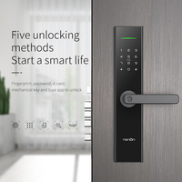 Kunci Pintar K70 RF Semiconductor Lock Terlaris 4 Cara Membuka Kunci Layar Sentuh Perlindungan Kata Sandi Virtual Kunci Sidik Jari Cloud