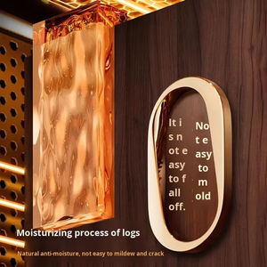 Estante de Baño y Estantes de Almacenamiento para Servicio de <span class=keywords><strong>Mesa</strong></span> con Caja para Toallas y Ventosa de Madera de <span class=keywords><strong>Nogal</strong></span> - Product Image 3