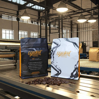 Sacs d'emballage pour café AT PACK 12oz 5LB Bolsa De Cafe 250g 1kg Sacs d'emballage pour grains de café Sacs à café 250g