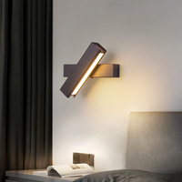 Lampe murale d'ambiance pour chambre à coucher, lumière murale rotative et réglable pour bureau, escalier, chambre d'amis et couloir
