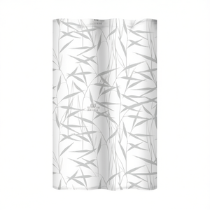 Cortina de Ducha de Tela Lago, 240x200 cm, Diseño de Bambú, Impermeable, Decoración para Baño - Product Image 2