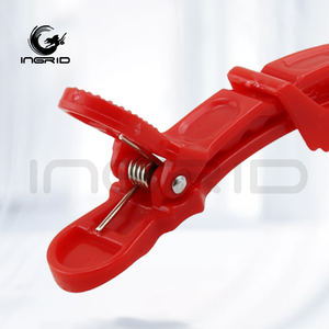 Gran oferta, pinzas de peluquería con logotipo personalizado, horquillas profesionales para el pelo, pinzas grandes para el pelo de cocodrilo - Product Image 5