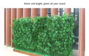 Écran en <span class=keywords><strong>bambou</strong></span> artificiel pour bloquer la décoration extérieure de forêt de <span class=keywords><strong>bambou</strong></span> de bonsaï d'aménagement paysager - Product Image 5