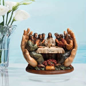Religious Last Supper Eco-Friendly <strong>Plastic</strong> <strong>Decorative</strong> <strong>Item</strong> for Home Living Room Study or Office Desk Gift for Others - Product Image 4