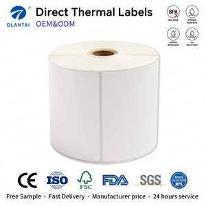 Rotoli di <span class=keywords><strong>Etichette</strong></span> Termiche Dirette 4x6 Pollici, Impermeabili, Autoadesive, per Codici a Barre, per Magazzino, Corriere Espresso, Stampante - Product Image 1