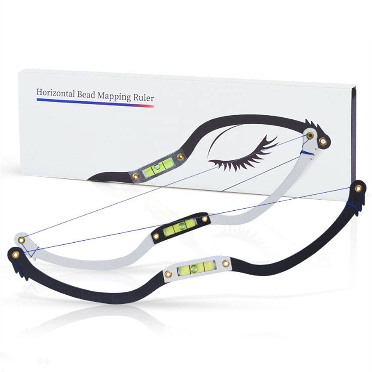 Amazon Hot Sale Arrow Marker Ruler Microblading Permanent Makeup Balance Pre inked Mapping String for Accessory Tool