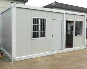 Bureau à plat mobile petites maisons de luxe de 40 pieds maisons préfabriquées maisons portables maison en conteneur de 2 chambres - Product Image 3