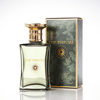 Botol Parfum Kaca Mewah Berkualitas Tinggi 30ml 50ml 100ml, Botol Parfum Kaca Kosong Persegi dengan Kotak