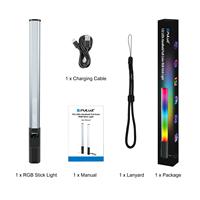 PULUZ 132 LEDS Lumière d'appoint RVB 2500K-9000K CCT 20 Effets d'éclairage pour la photographie et la vidéographie