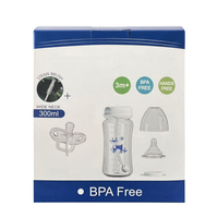Biberon d'apprentissage 3-en-1 pour nouveau-né avec paille, tasse et tétine mignonne – Système de biberon pour enfants – Vente chaude