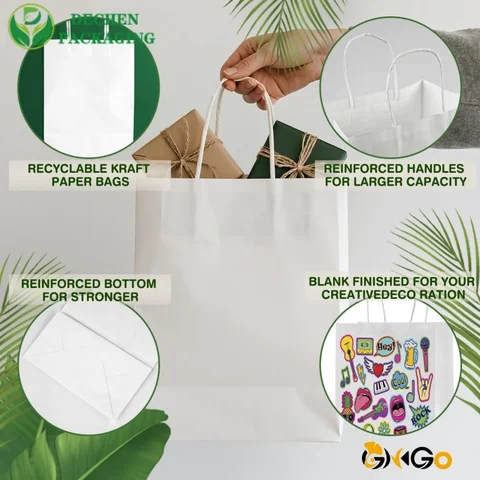Rope Handle Paper Bag For Clothing and Shoes