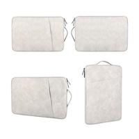 Tas pelindung lengan Laptop Pu tas jinjing Notebook Ultrabook untuk MacBook Pro 16 "2025 14" 15 "15.6" Dell HP Acer