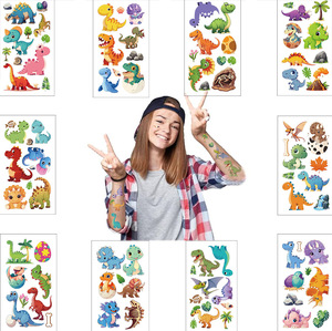 Set di 10 Adesivi Temporanei Impermeabili con Dinosauri <span class=keywords><strong>per</strong></span> Bambini, Design Personalizzato - Product Image 4