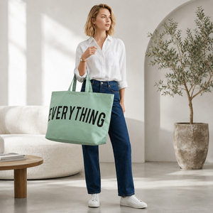Custom Printed/Embroidery Logo Crossbody Shoulder Cotton Bag Reusable Large Capacity <b>Canvas</b> <b>Tote</b> Bag - Product Image 5