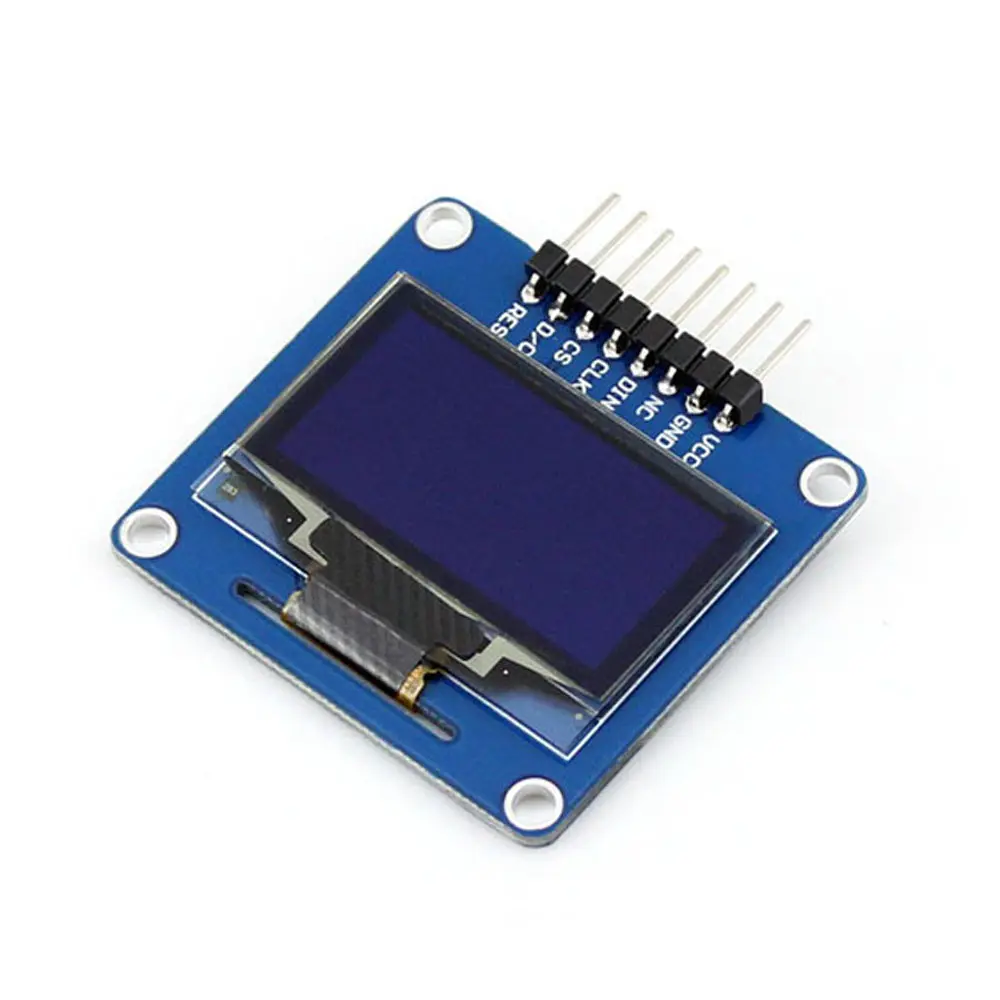 1.3 אינץ OLED תצוגת 128x64 רזולוציה I2C ממשקי SH1106 נהג שבב 1.3 אינץ LCD מודול עם אופקי Pinheader