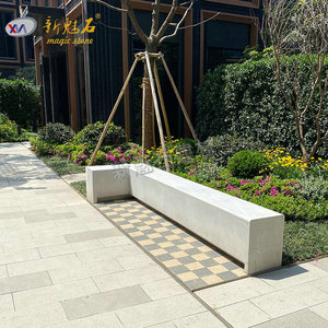 Nuevo Banco de Hormigón con Aspecto de Piedra Natural, Tamaño Personalizado, para Exteriores, Jardín o Patio - Product Image 1