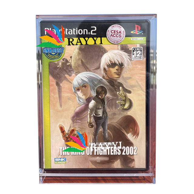 RAY YI DVD and Video Game Acrylic Display Case For Playstation 2,Wii,Wii U,Gamecube,Xbox,and Xbox 360