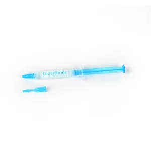 Seringa clareadora de dentes glory smile, gel clareador de dentes 3ml 5ml 10ml, logotipo personalizado, gel clareador oem