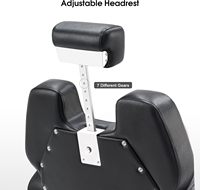 Fauteuil de Barbier Rétro de Luxe Personnalisé pour Hommes, Chaise de Salon de Coiffure et Barbier Spécialisée avec Fonction de Levage pour Rasage et Coiffure