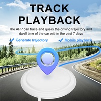Mini traceur GPS pour animaux de compagnie, style AirTag, étiquette anti-perte sans fil, double système iOS Android & Find My, étanche IP67