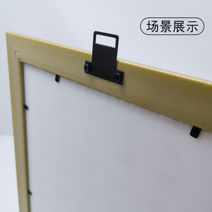Hongzun Large T-shaped <b>Black</b> Serrated Hook Stainless Steel Slip Hook For Picture <b>Frame</b> Cross Stitch Hardware Accessories - Product Image 5