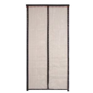 Cortina de puerta automática magnética hecha a medida, varios tamaños negros, diseño moderno, mosquitera de nailon barata, pantalla de puerta para uso doméstico - Product Image 1