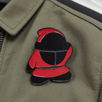 Badge en métal personnalisé pas cher, style dessin animé, personnage d'anime, émail souple, fabrication OEM