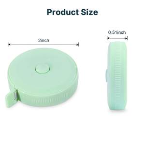 Double Scale Soft Tape Measure Flexible Körper messung Nähen Schneider Schneider Stoff Lineal mit genauen Messungen - Product Image 5