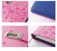 Neues Design hochwertiges Notebook mit Code Lock Großhändler Schloss Tagebuch