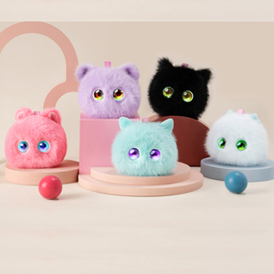 Robot de compagnie interactif en peluche avec IA, capteurs tactiles, compatible avec application, développement de la personnalité, compagnon anti-stress pour la maison et le bureau - Product Image 1