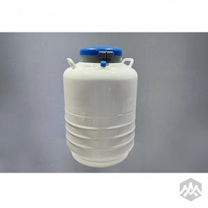 Tanque de almacenamiento de nitrógeno líquido criogénico de aleación de aluminio blanco de 20L, recipiente a presión de vacío, fácil de operar para productos químicos de Hotel - Product Image 5