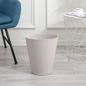 Factory Reinforced Round Wide Dustbin Garbage Trash Bin For Toilet