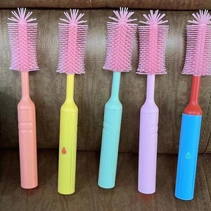 Brosse de nettoyage pour biberons en silicone sans BPA Shenzhen Mother Baby, ensemble de brosses de nettoyage pour biberons, brosse pour tétines, outil <span class=keywords><strong>magique</strong></span> NYK06 - Product Image 5