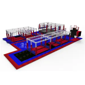 American ninja warrior obstacle course gym