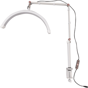 Lampada da terra da tavolo con accessori cosmetici a LED senza ombre Semiluna LED per uso cosmetologia - Product Image 2