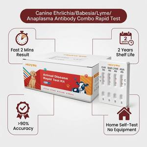 Test 4 en 1 intégré pour l'identification des parasites sanguins EHR BAB LYME ANA Ab – Dépistage multi-infections des maladies transmises par les tiques pour cliniques - Product Image 2