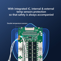 Sistema de Gestión de Baterías (BMS) TDT LFP Lifepo4 para Vehículos Eléctricos, Paquete de Baterías de Litio Lipo 8S 24V 200A de Alta Corriente