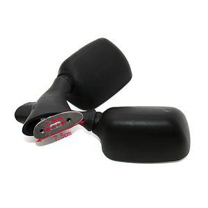 मोटर बाइक रियर व्यू मिरर ब्लैक सुज़ुकी याबुसावा 1300 2011- 2016/सुज़ुकी gsxr 600 <span class=keywords><strong>750</strong></span> 1000 01-02 यबूसा GSX1300R97-11 - Product Image 2