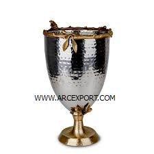 Fantaisie Resorts Table Argent Serveur De Nourriture Ware Bol En Métal Décoration Pièce Maîtresse Mélange Maison Bol Pour Hôtel Et Restaurant Utilisation - Product Image 4