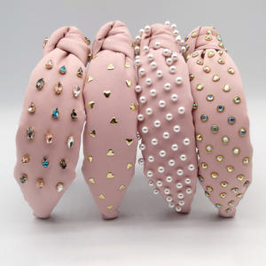 حلم الموضة مخصص عاكس القزحية الكريستال حجر الراين عصابات الرأس الفاخرة الإبداعية بلينغ عقدة عقال - Product Image 6