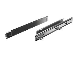 OEM 40kg Stainless Steel <b>Concealed</b> Soft Closing Slide 3-Sided For Restaurant Large Base Cabinet Multi Storage Drawer Basket - Product Image 4