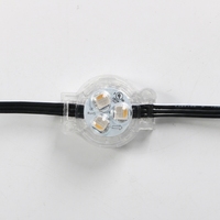 Lumière de piste de Noël permanente SHIJI 30 mm RGBW UCS2904, lumière LED à pixels pour plafond, étanche en extérieur IP68, CRI95, 12V/24V/48V