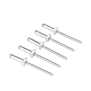 Remaches ciegos de aluminio Hong Ting M3.2 M4 M5 M6 con cabeza de botón, brillantes, sin recubrimiento, para uniones de mortaja y espiga - Product Image 3