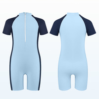 Maillot de bain une pièce pour enfants garçons, séchage rapide, très élastique, protection solaire, en polyester et élasthanne, pour les tout-petits et les plus âgés