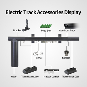 KYOK Smart Motorized <b>Curtain</b> Rod Aluminum Matter Compatible Bluetooth Control Minimalist Design <b>for</b> <b>Curtains</b> - Product Image 3