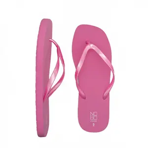 Sandal jepit pantai wanita, Kasut flip flop kolam renang kasual Anti slip untuk perempuan